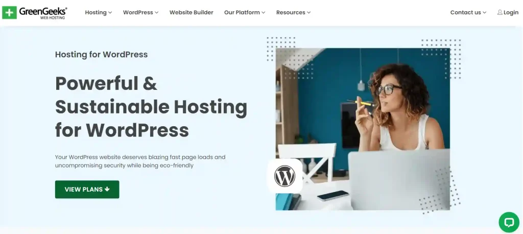 greengeeks homepage