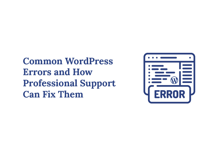 common WordPress errors