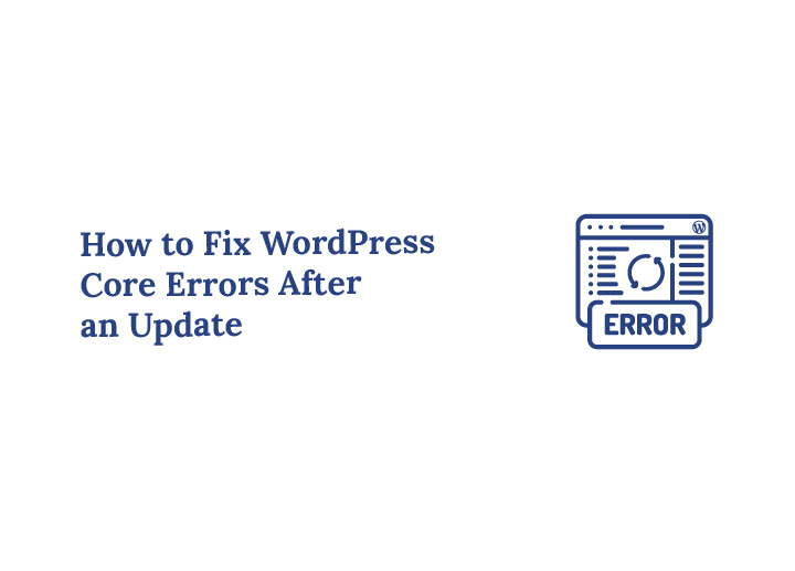 WordPress Core Errors