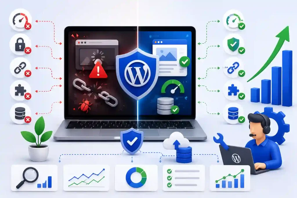 WordPress Website Support Fixes
